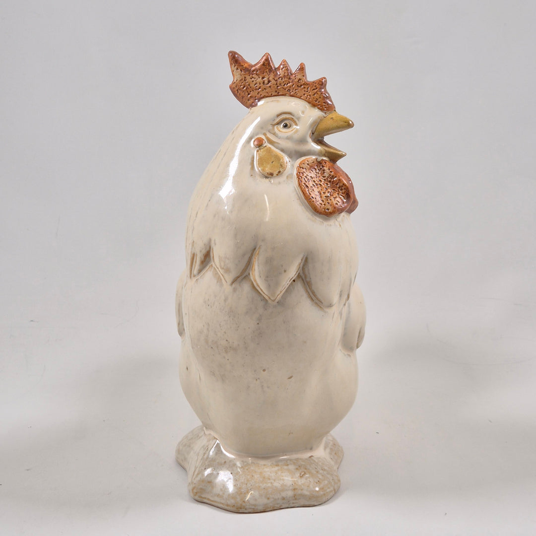 Retro keramiktupp i keramik 25 cm