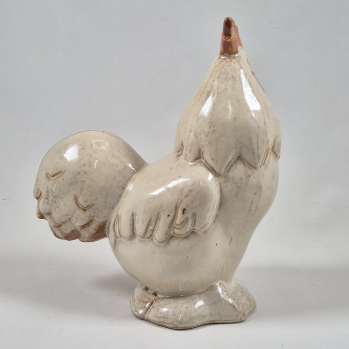 Retro keramiktupp i keramik 25 cm