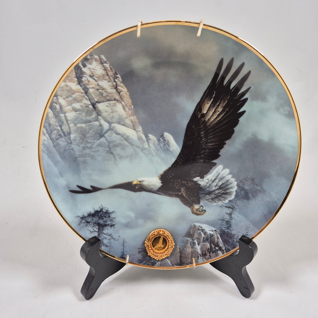 Samlartallrik Örn The Franklin Mint Retro