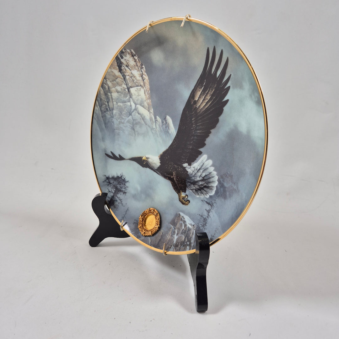 Samlartallrik Örn The Franklin Mint Retro