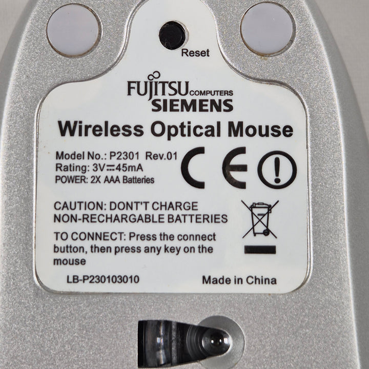 Retro Fujitsu Siemens trådlös optisk mus