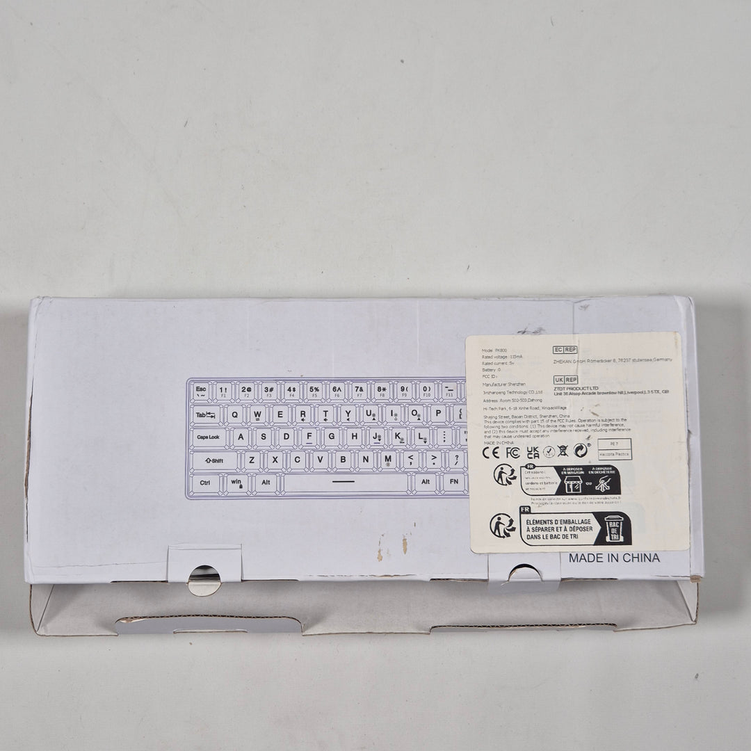 Elegant modernt RGB bakgrundsbelyst tangentbord