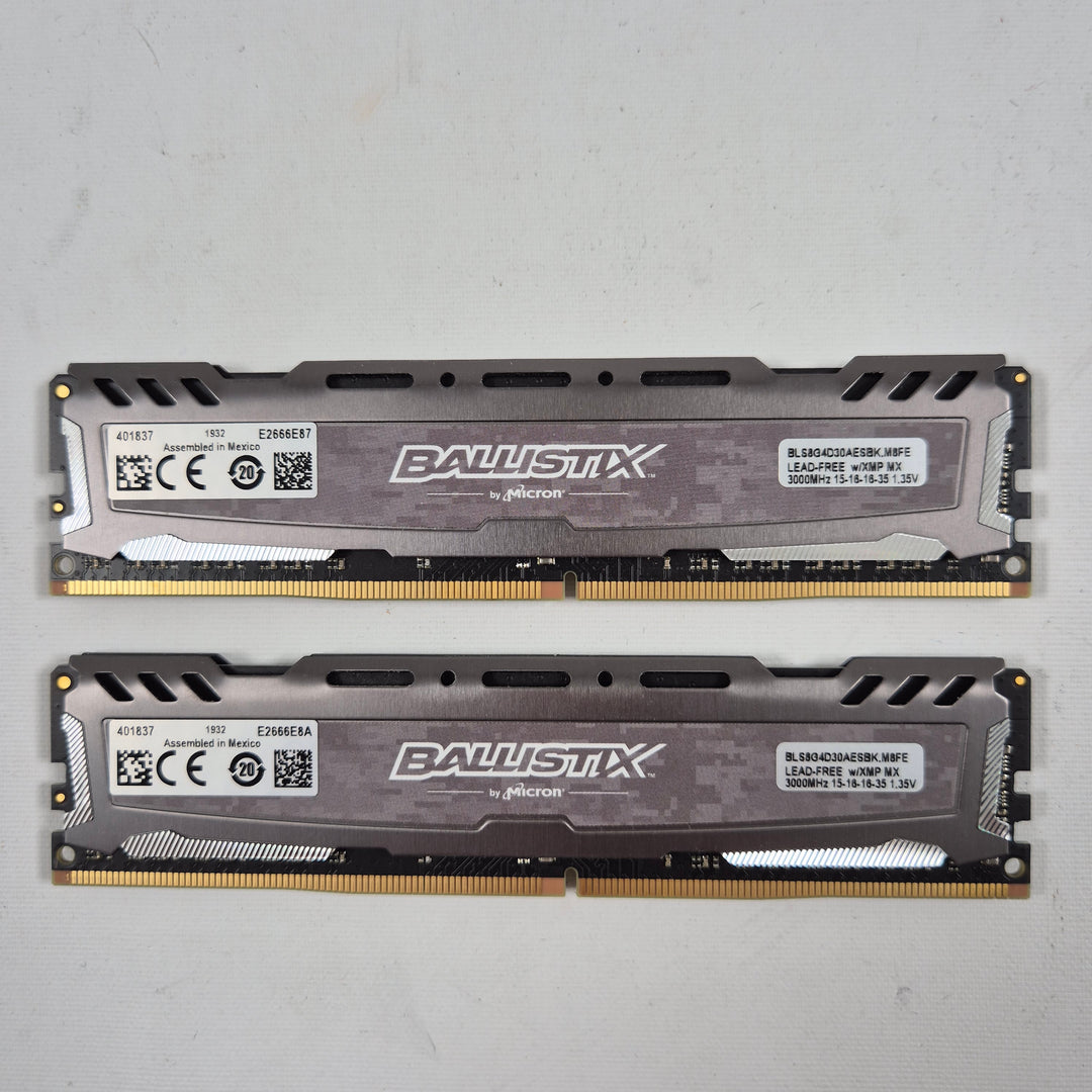Ballistix Sport RAM 16GB Begagnad Högpresterande