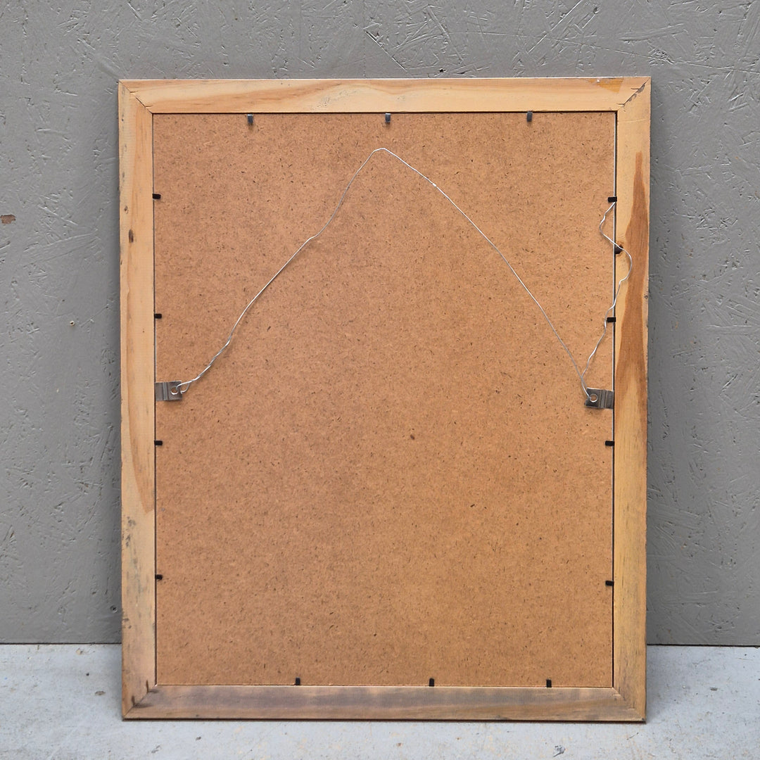 Blommande Kardborre Tavla i Träram