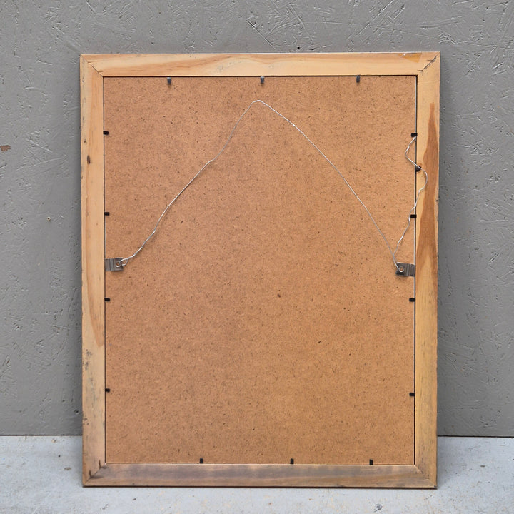 Blommande Kardborre Tavla i Träram