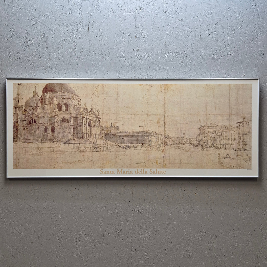 Konsttryck Santa Maria della Salute på papper