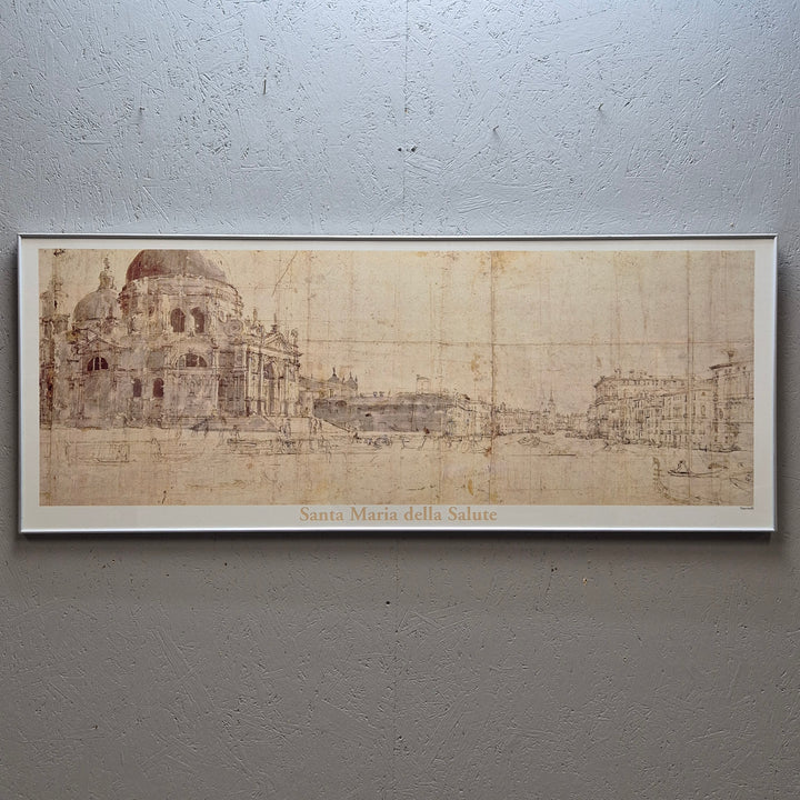 Konsttryck Santa Maria della Salute på papper