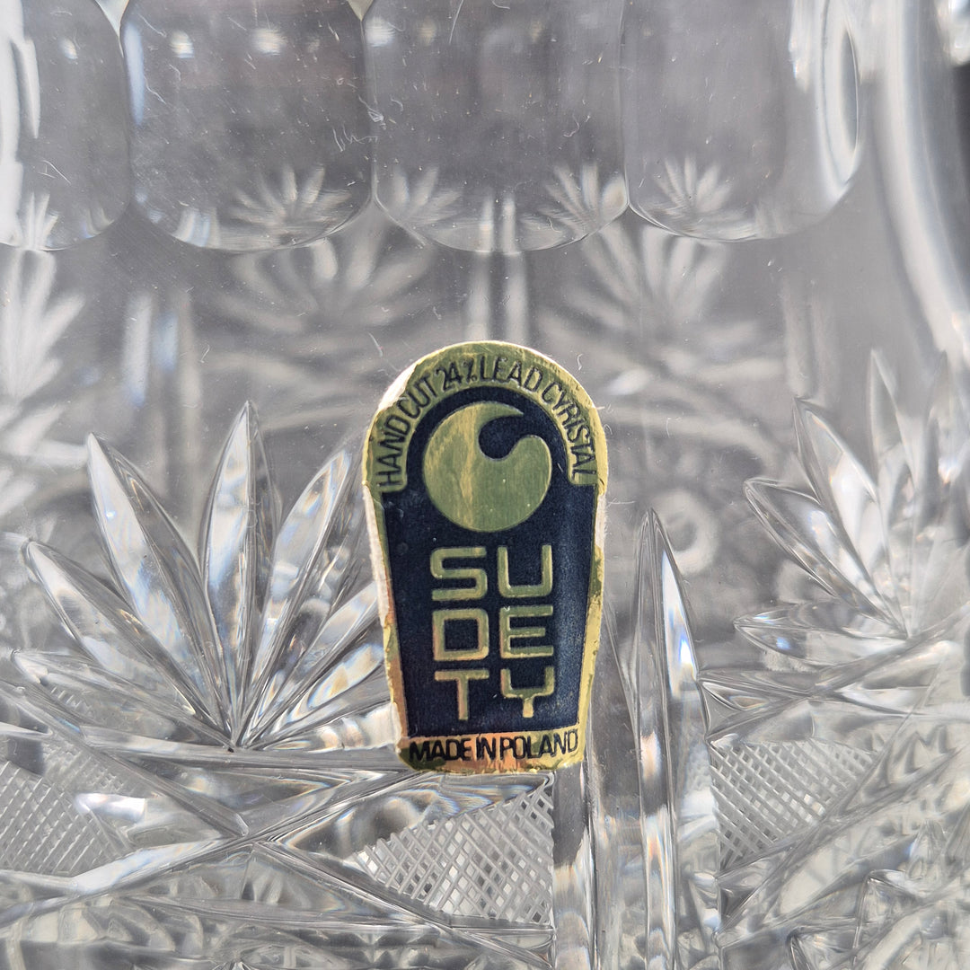 Kristallkanna Retro Sudety Mycket Gott Skick