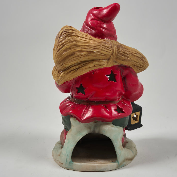 Retro Tomtelykta i Keramik för Julstämning