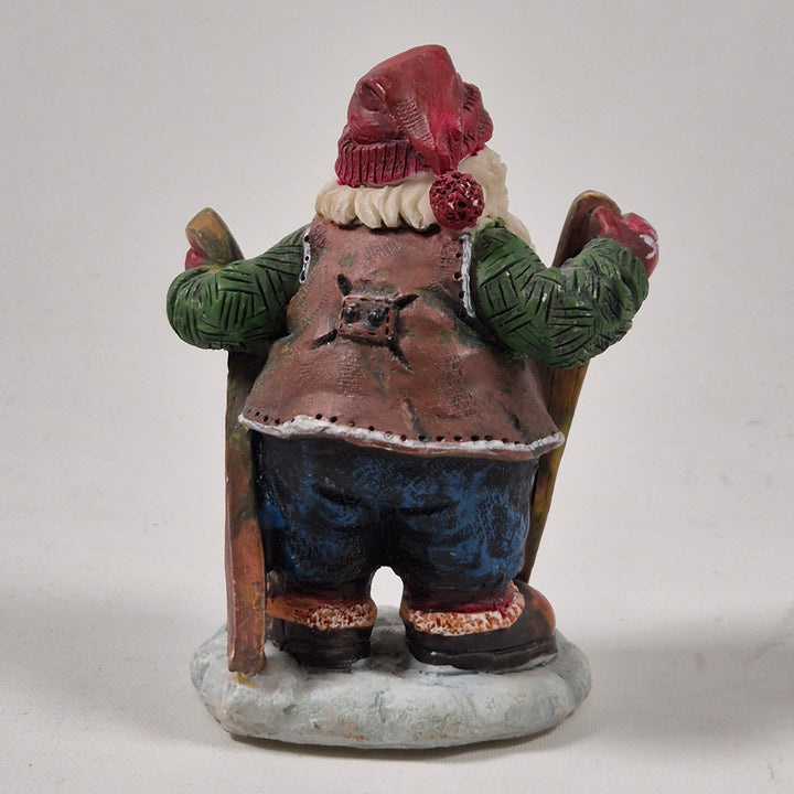 Retro Tomtefigur i Keramik för Juldekoration