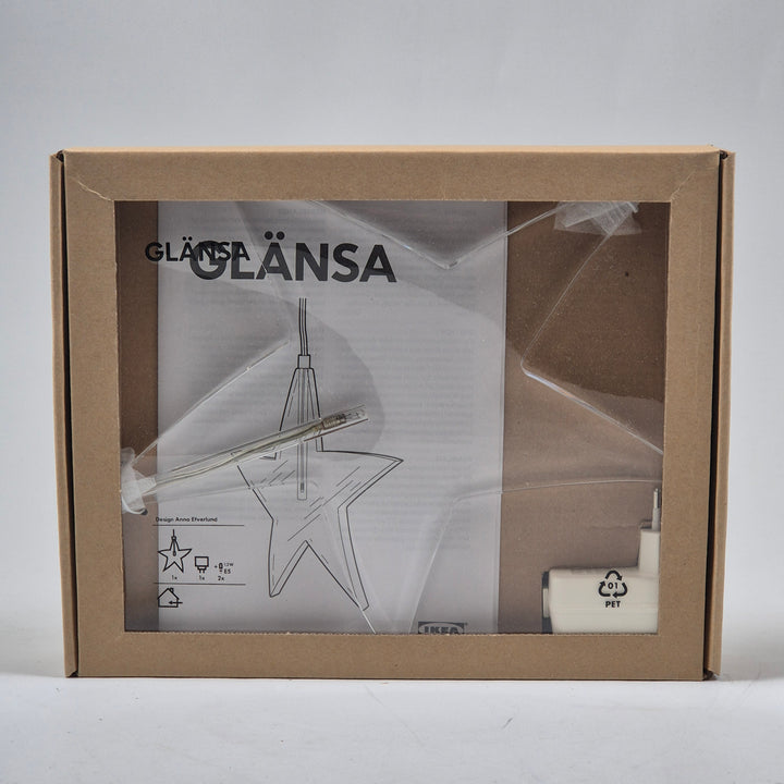 IKEA Glänsa ljusstjärna modern belysning ny