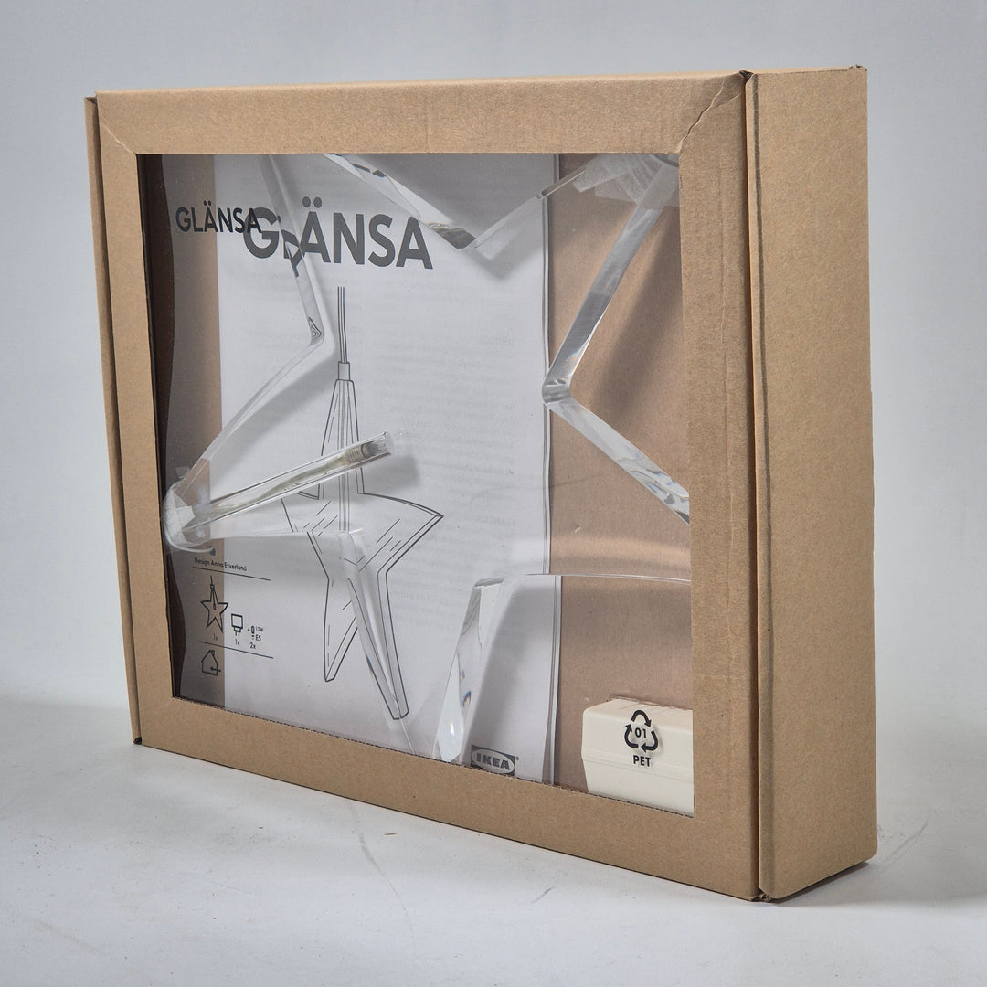 IKEA Glänsa ljusstjärna modern belysning ny