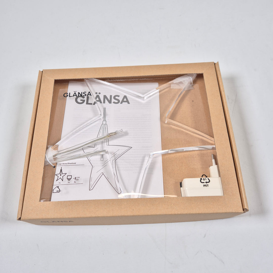 IKEA Glänsa ljusstjärna modern belysning ny