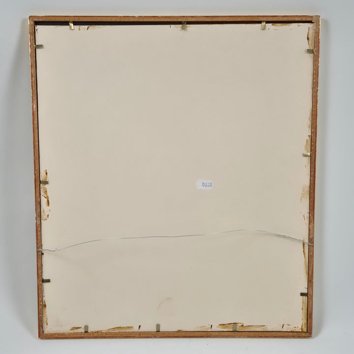 Retro Konsttryck i Guldtonad Ram