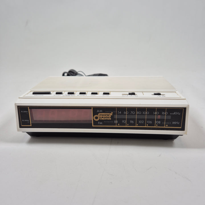 Sony retro AM/FM-radio i plast, klassisk design