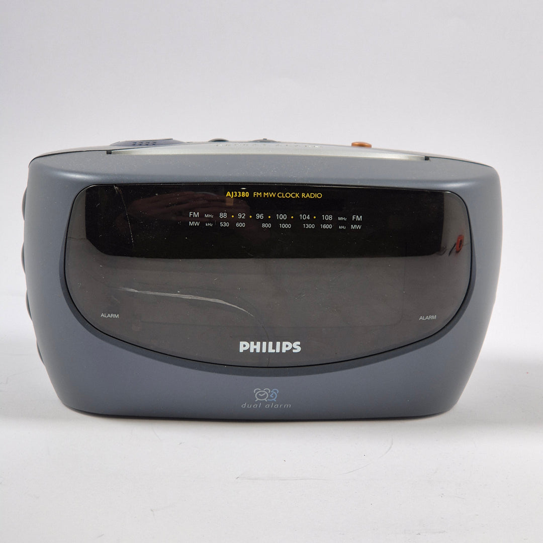 Philips väckarklocka med FM-radio begagnad