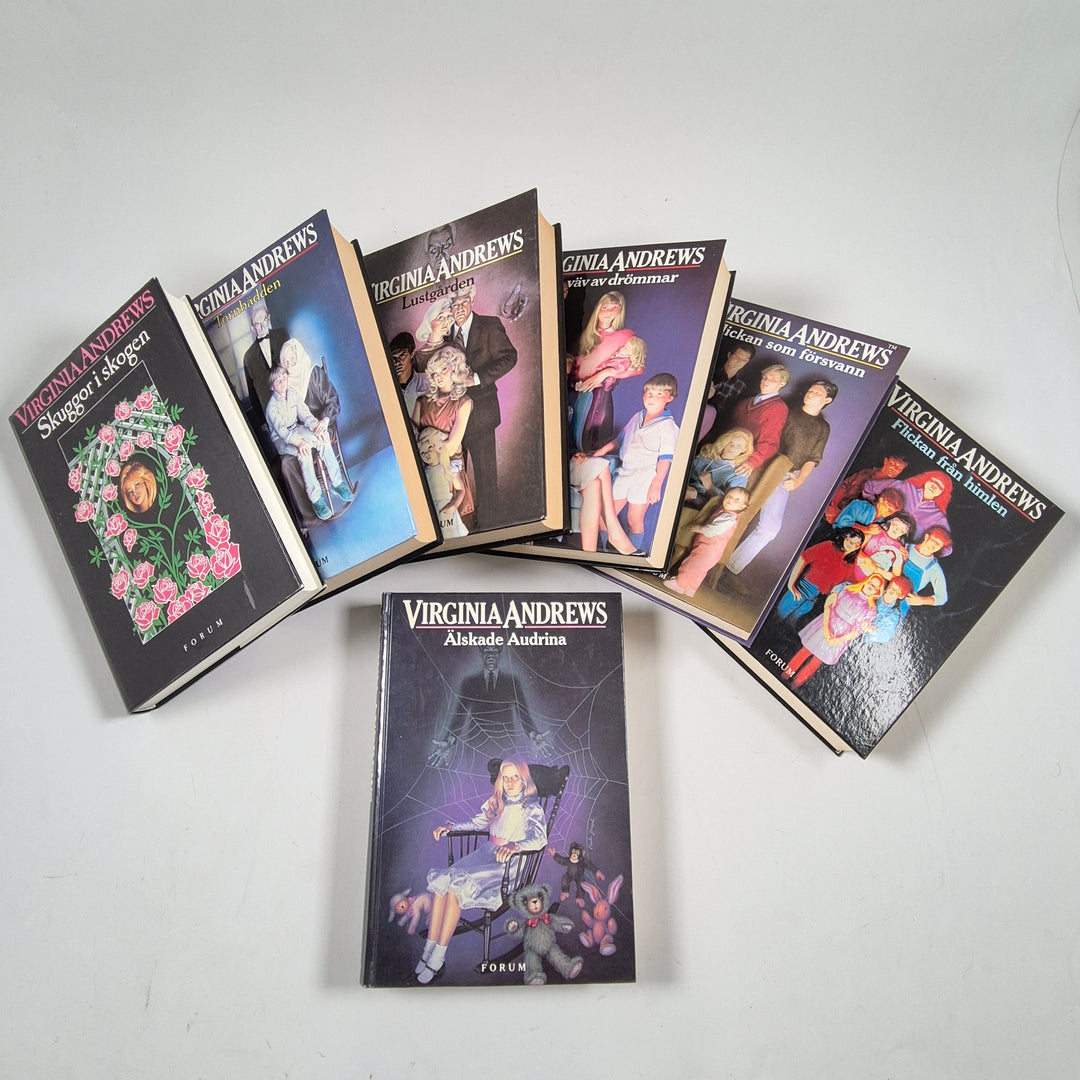 Samlarvänliga Virginia Andrews-böcker i gott skick
