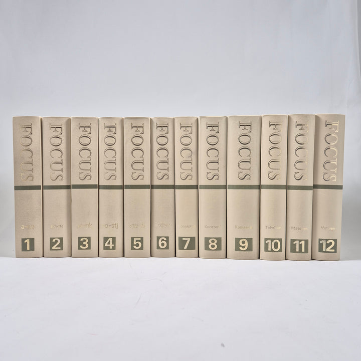 Focus Encyklopediserie Tolv Volymer Retro