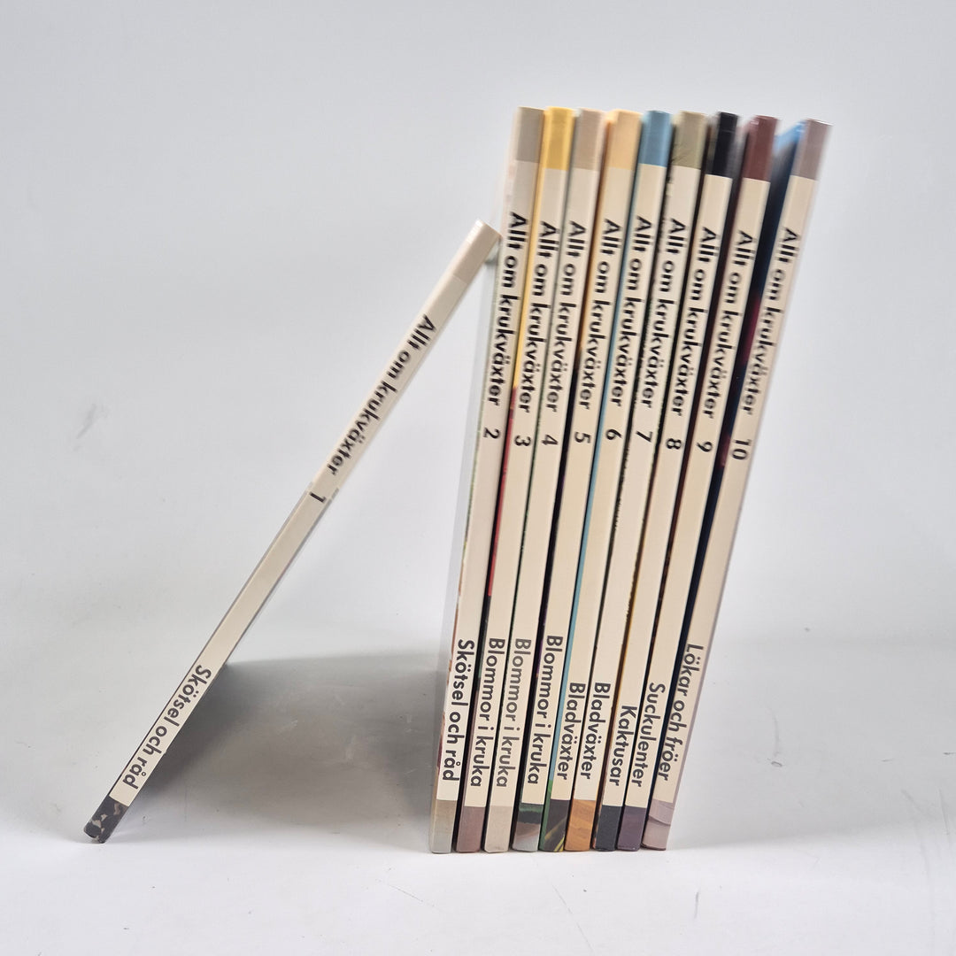 Retro Trädgårdsbokserie Allt om Krukväxter