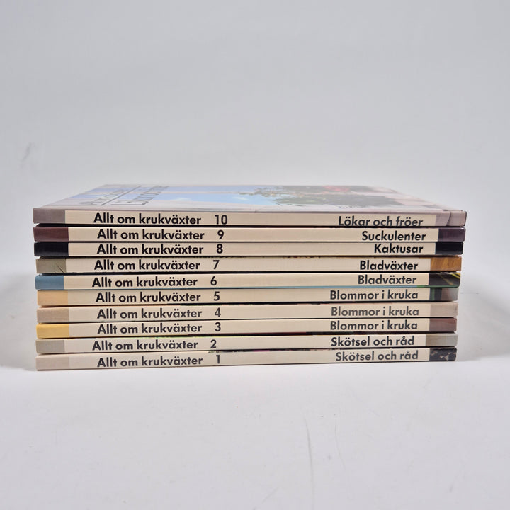 Retro Trädgårdsbokserie Allt om Krukväxter