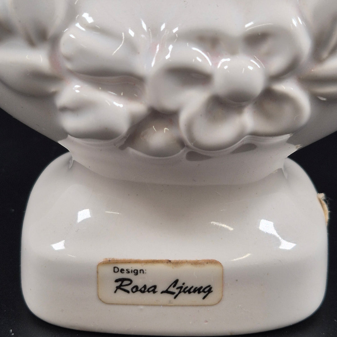 Rosa Ljung retro keramikset vita katter