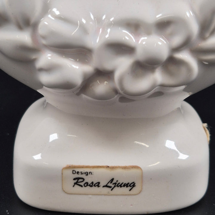 Rosa Ljung retro keramikset vita katter