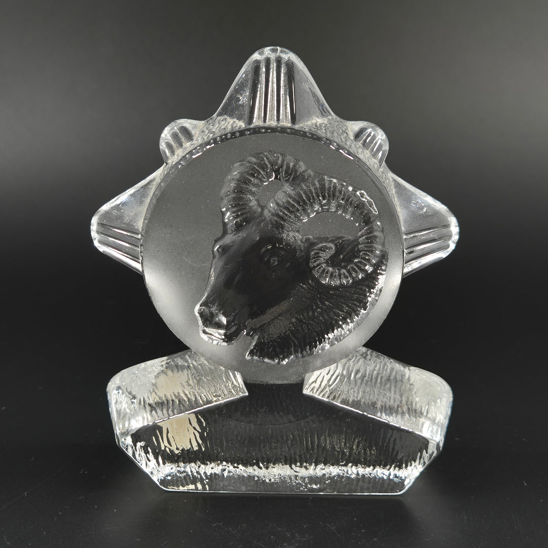 Bergdala glasfigur – Vädur i kristallglas (Sweden)