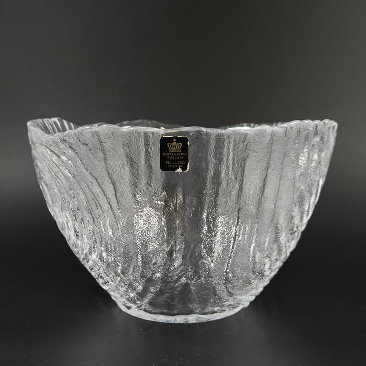 Royal Krona kristallskål – Svensk full lead crystal