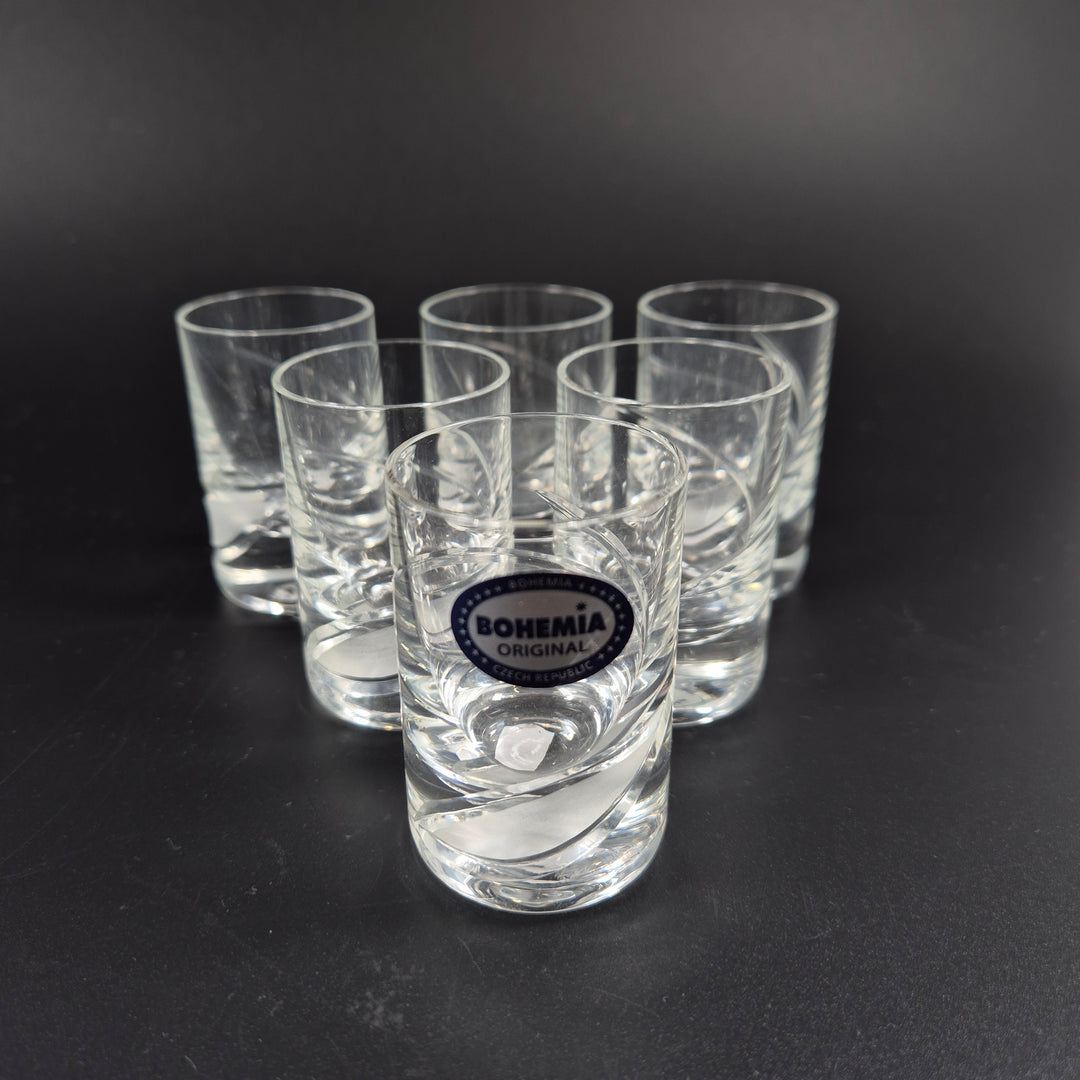 Bohemia whiskyglas set om sex eleganta