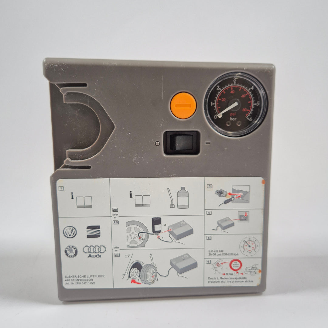 12V bilkompressor med manometer Active Tools
