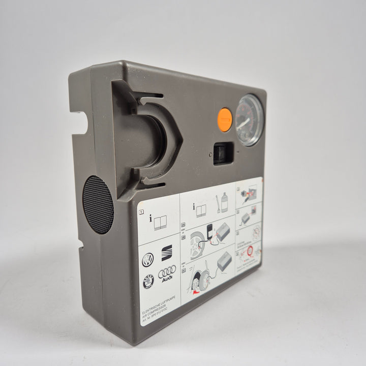 12V bilkompressor med manometer Active Tools