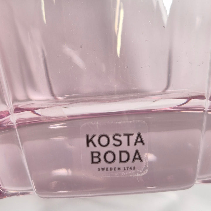 Rosa glasljuslyktor Kosta Boda elegant 2 pack