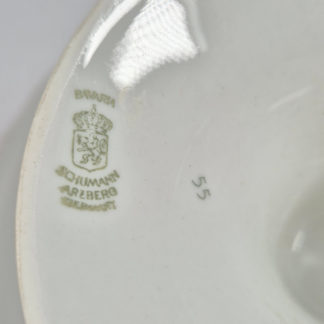 Retro kakfat på fot Schumann Bavaria porslin