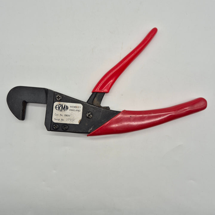 Retro ERMA kabelpress med röda handtag