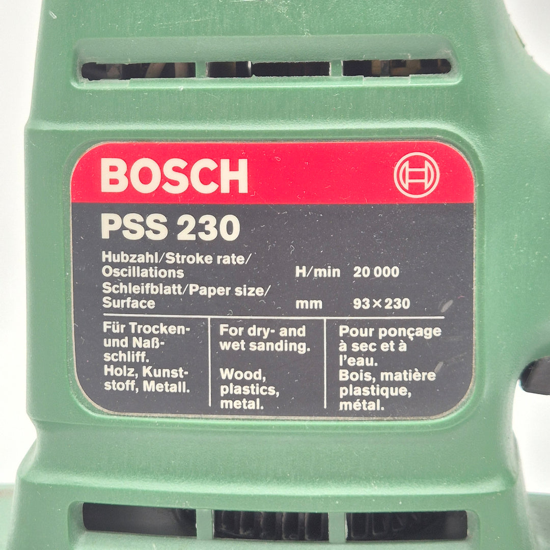 Bosch PSS 230 retro planslip begagnad