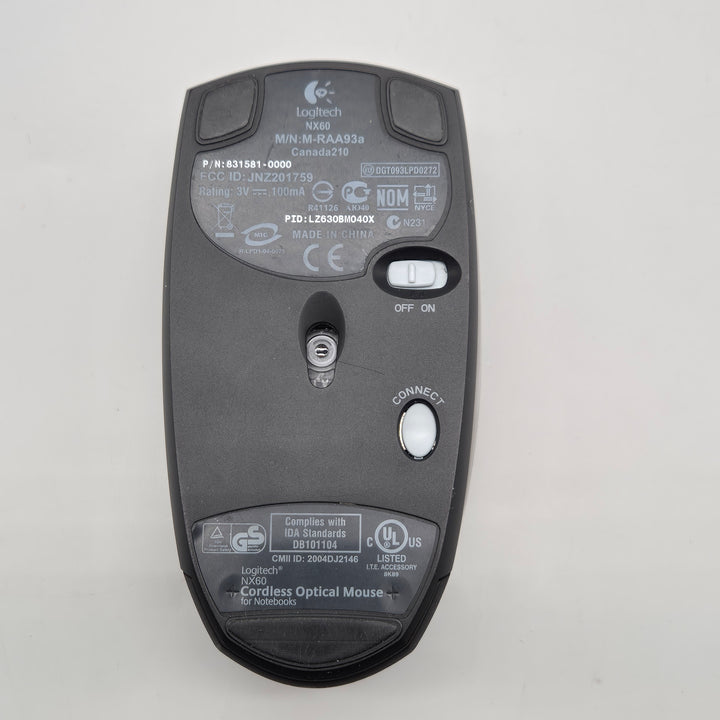 Logitech NX60 trådlös optisk datormus kompakt