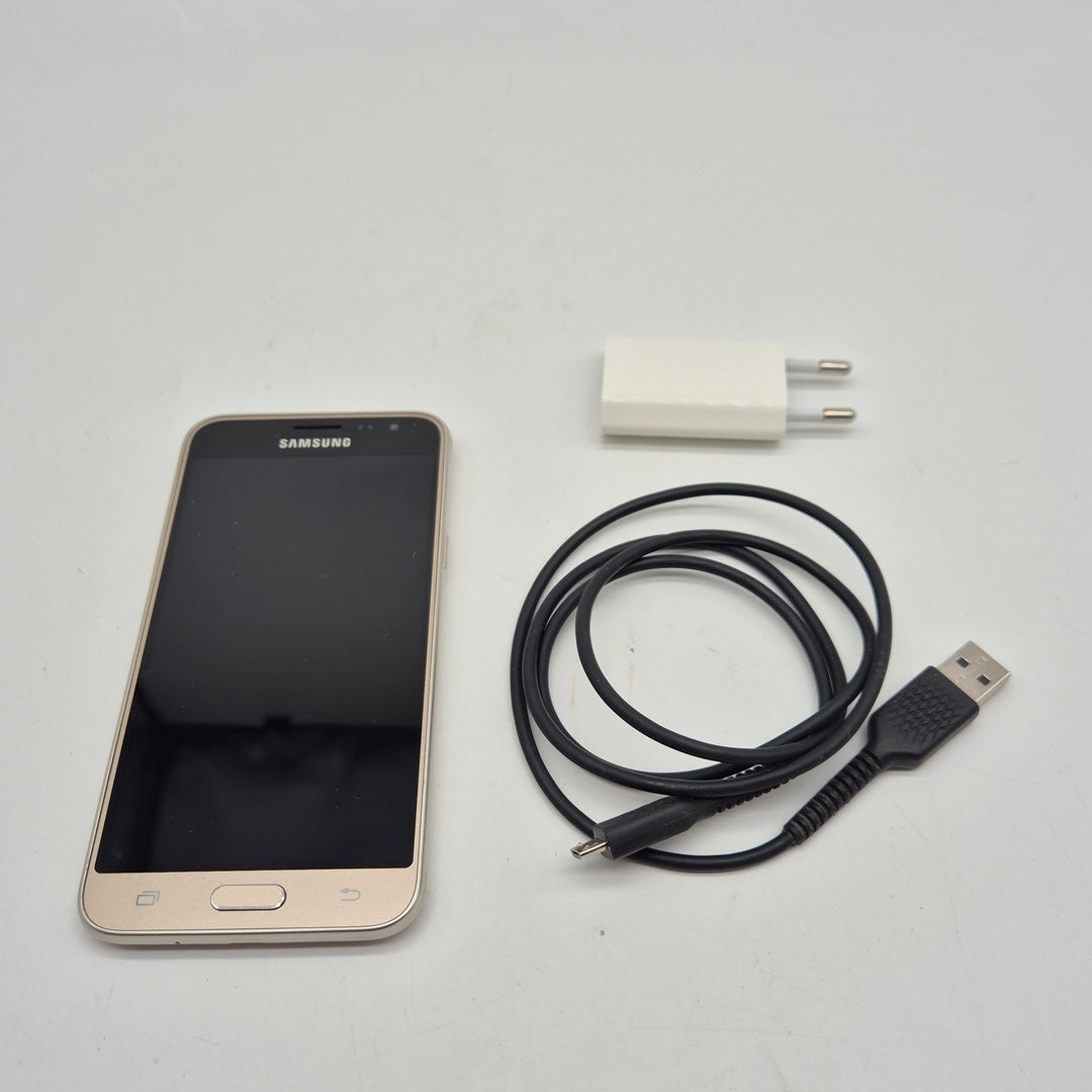 Samsung Galaxy J3 guld begagnad smartphone
