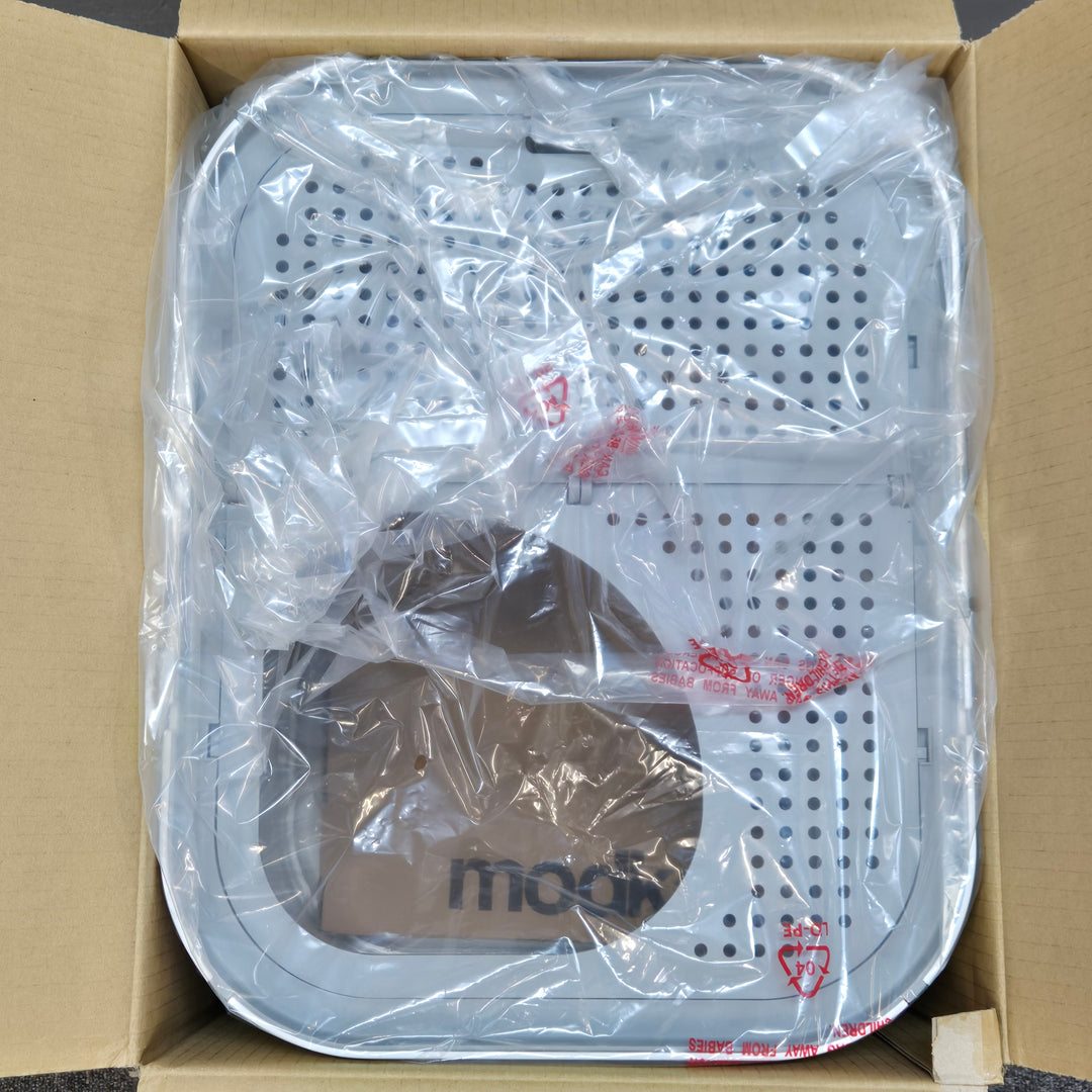 Ny modkat XL vit modern kattlåda med spade