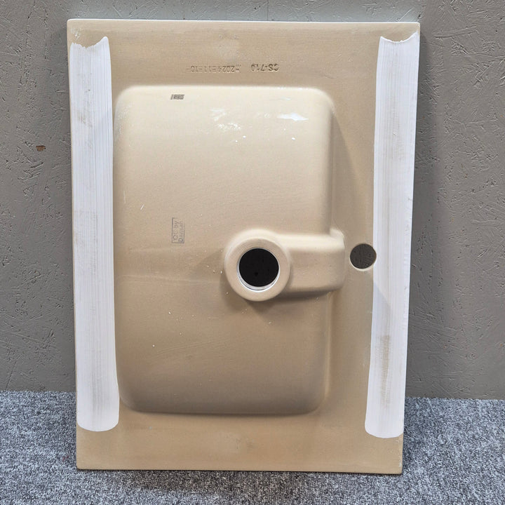 Elegant vitt porslinstvättställ Arial 61 cm