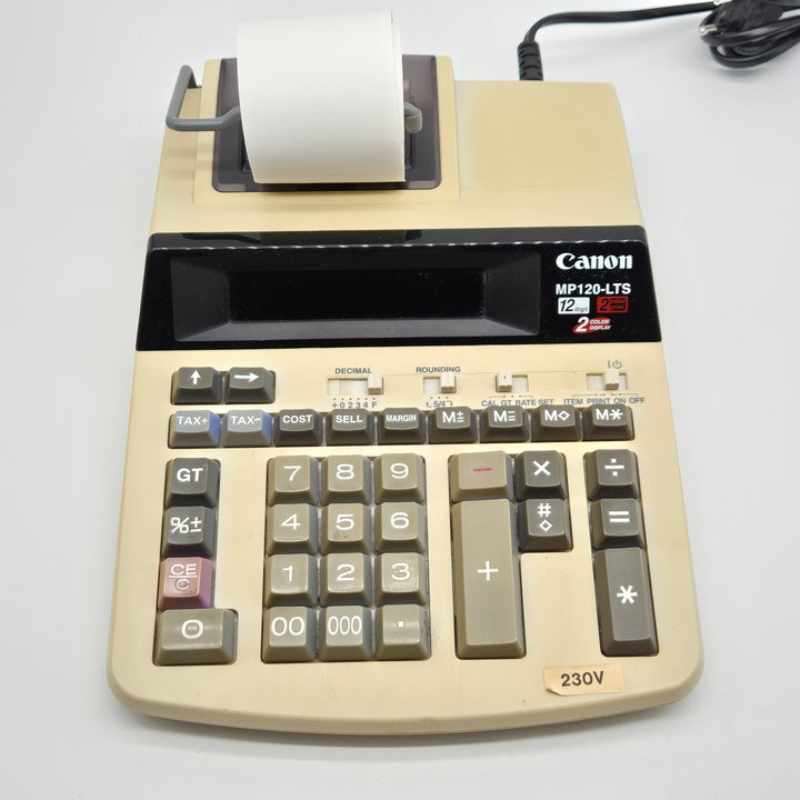 Canon MP120-LTS retro skrivbordskalkylator med rullband