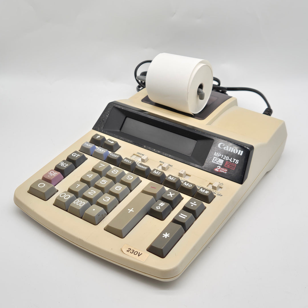 Canon MP120-LTS retro skrivbordskalkylator med rullband
