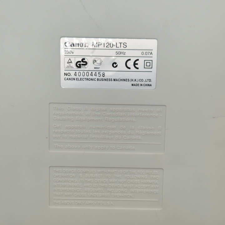 Canon MP120-LTS retro skrivbordskalkylator med rullband