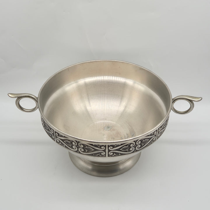 Vintage Tennskål med Lock – Norsk Tinn (ITB Norway)