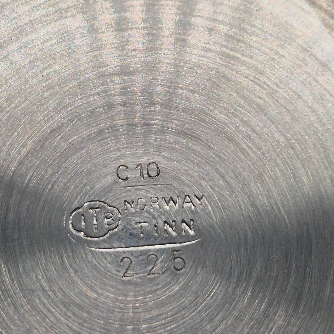 Vintage Tennskål med Lock – Norsk Tinn (ITB Norway)