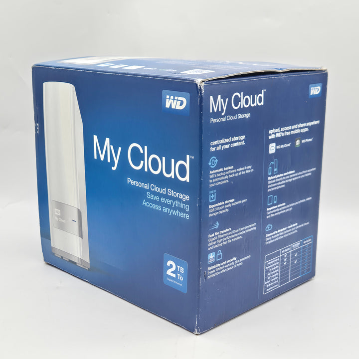 WD My Cloud 2TB nätverkshårddisk begagnad