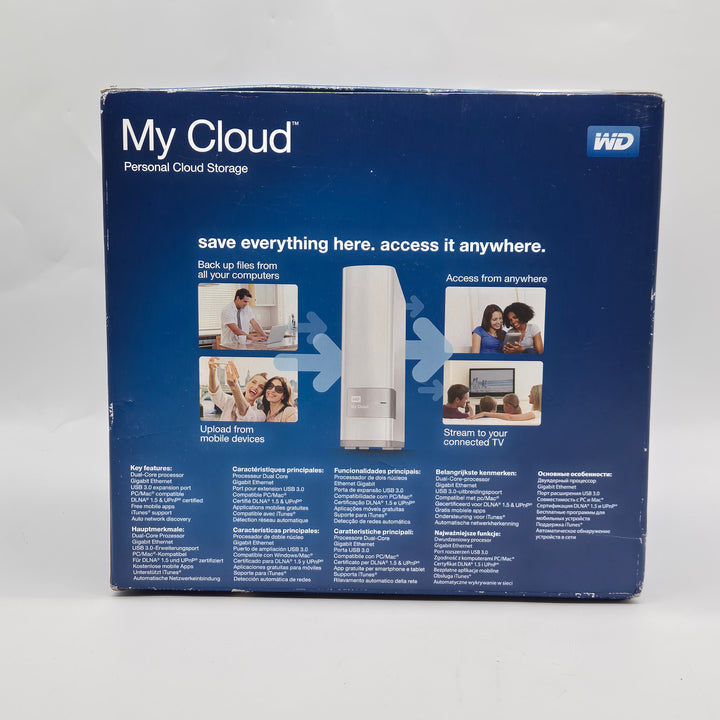 WD My Cloud 2TB nätverkshårddisk begagnad
