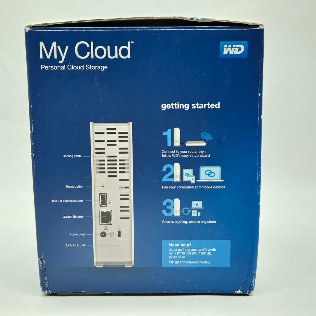 WD My Cloud 2TB nätverkshårddisk begagnad