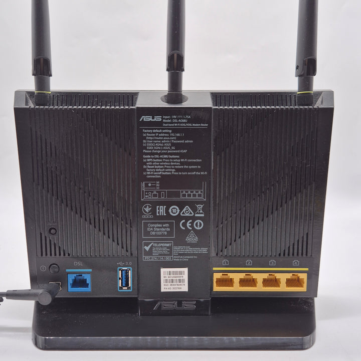 Asus DSL-AC68U dual band modemrouter begagnad