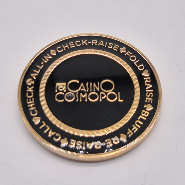 Elegant pokerbricka i metall Casino Cosmopol