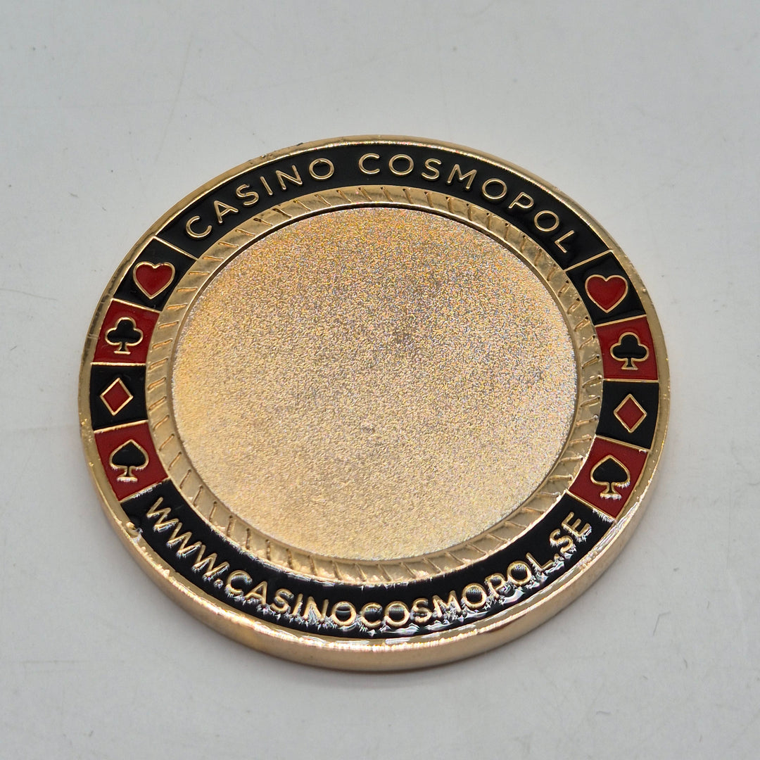 Elegant pokerbricka i metall Casino Cosmopol
